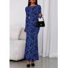 imagePRETTYGARDEN Womens Floral Bodycon Maxi Dress 2025 Fall Elegant Mesh Long Sleeve Formal Wedding Guest Cocktail DressesRoyal Blue