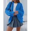 imagePRETTYGARDEN Cardigan Sweaters for Women Trendy Fall Fashion 2025 Long Sleeve Chunky Knit Cardigans Winter Clothing OutfitsBlue