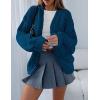 imagePRETTYGARDEN Cardigan Sweaters for Women Trendy Fall Fashion 2025 Long Sleeve Chunky Knit Cardigans Winter Clothing OutfitsDark Blue