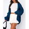 imagePRETTYGARDEN Cardigan Sweaters for Women Trendy Fall Fashion 2025 Long Sleeve Chunky Knit Cardigans Winter Clothing OutfitsDark Blue