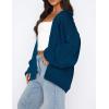 imagePRETTYGARDEN Cardigan Sweaters for Women Trendy Fall Fashion 2025 Long Sleeve Chunky Knit Cardigans Winter Clothing OutfitsDark Blue