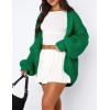 imagePRETTYGARDEN Cardigan Sweaters for Women Trendy Fall Fashion 2025 Long Sleeve Chunky Knit Cardigans Winter Clothing OutfitsGreen