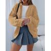 imagePRETTYGARDEN Cardigan Sweaters for Women Trendy Fall Fashion 2025 Long Sleeve Chunky Knit Cardigans Winter Clothing OutfitsKhaki