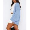 imagePRETTYGARDEN Cardigan Sweaters for Women Trendy Fall Fashion 2025 Long Sleeve Chunky Knit Cardigans Winter Clothing OutfitsLight Blue