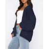 imagePRETTYGARDEN Cardigan Sweaters for Women Trendy Fall Fashion 2025 Long Sleeve Chunky Knit Cardigans Winter Clothing OutfitsNavy
