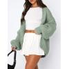imagePRETTYGARDEN Cardigan Sweaters for Women Trendy Fall Fashion 2025 Long Sleeve Chunky Knit Cardigans Winter Clothing OutfitsSage Green