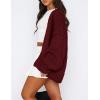 imagePRETTYGARDEN Cardigan Sweaters for Women Trendy Fall Fashion 2025 Long Sleeve Chunky Knit Cardigans Winter Clothing OutfitsWine Red