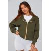 imagePRETTYGARDEN Hoodies for Women Sweatshirt Zip Up Hoodie Fall Fashion 2025 Trendy Long Sleeve Jackets Winter Clothing OutfitsArmy Green