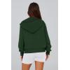 imagePRETTYGARDEN Hoodies for Women Sweatshirt Zip Up Hoodie Fall Fashion 2025 Trendy Long Sleeve Jackets Winter Clothing OutfitsDark Green