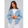 imagePRETTYGARDEN Hoodies for Women Sweatshirt Zip Up Hoodie Fall Fashion 2025 Trendy Long Sleeve Jackets Winter Clothing OutfitsSky Blue