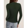 imagePRETTYGARDEN Womens 2025 Fall Cardigan Sweaters Lightweight Long Sleeve Button up Ribbed Knit Tops Winter Fashion ClothesArmy Green