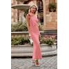 imagePRETTYGARDEN Womens Summer One Shoulder Long Formal Dresses Sleeveless Ruched Bodycon Wedding Guest Slit Maxi DressNude Pink