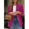 imagePRETTYGARDEN 2025 Blazers for Women Business Casual Long Sleeve Lapel Open Front Suit Jacket Work Blazer with PocketsRose Pink