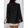 imagePRETTYGARDEN Fall 2025 Blazers for Women Business Casual Long Sleeve Lapel Pockets Dressy Suit Jackets Work Office ClothesBlack