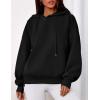 imagePRETTYGARDEN Womens 2025 Fall Fashion Oversized Hoodies Sweatshirt Fleece Long Sleeve Going Out Tops Trendy Winter ClothingBlack