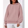 imagePRETTYGARDEN Womens 2025 Fall Fashion Oversized Hoodies Sweatshirt Fleece Long Sleeve Going Out Tops Trendy Winter ClothingPink