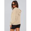 imagePRETTYGARDEN Womens 2025 Fall Hooded Sweatshirts Long Sleeve Half Zip Cropped Hoodies Pullover Winter Fashion ClothesBeige