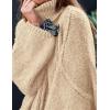 imagePRETTYGARDEN Womens 2025 Fall Turtleneck Oversized Sweaters Long Sleeve Chunky Knit Pullover Tops Winter Fashion ClothesBeige