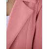imagePRETTYGARDEN Womens 2025 Spring Fall Long Blazer Jackets Long Sleeve Lapel Pockets Loose Fit Work Casual Blazers OuterwearDusty Pink