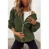 imagePRETTYGARDEN Womens 2025 Zip Up Y2K Hoodies Casual Long Sleeve Sweatshirts Fall Spring Track Jackets with PocketsArmy Green