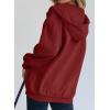 imagePRETTYGARDEN Womens 2025 Zip Up Y2K Hoodies Casual Long Sleeve Sweatshirts Fall Spring Track Jackets with PocketsBrown Red