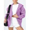imagePRETTYGARDEN Womens 2025 Zip Up Y2K Hoodies Casual Long Sleeve Sweatshirts Fall Spring Track Jackets with PocketsLight Purple
