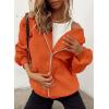 imagePRETTYGARDEN Womens 2025 Zip Up Y2K Hoodies Casual Long Sleeve Sweatshirts Fall Spring Track Jackets with PocketsOrange