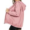 imagePRETTYGARDEN Womens 2025 Zip Up Y2K Hoodies Casual Long Sleeve Sweatshirts Fall Spring Track Jackets with PocketsPink