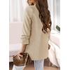 imagePRETTYGARDEN Womens Casual Blazer 2025 Spring Fall Fashion Long Sleeve Open Front Work Office Suit JacketsBeige White
