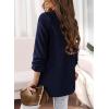 imagePRETTYGARDEN Womens Casual Blazer 2025 Spring Fall Fashion Long Sleeve Open Front Work Office Suit JacketsDark Blue