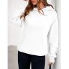 imagePRETTYGARDEN Womens Oversized Hoodies Fleece Sweatshirts Fall Fashion 2025 Long Sleeve Pullover Tops Y2k Winter ClothesWhite