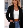 imagePRETTYGARDEN Womens Spring Fall Business Casual Blazers Long Sleeve Notch Lapel Trendy Work Office Blazer Jackets OuterwearBlack