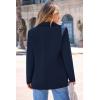 imagePRETTYGARDEN Womens Spring Fall Business Casual Blazers Long Sleeve Notch Lapel Trendy Work Office Blazer Jackets OuterwearNavy