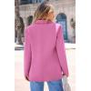 imagePRETTYGARDEN Womens Spring Fall Business Casual Blazers Long Sleeve Notch Lapel Trendy Work Office Blazer Jackets OuterwearPink