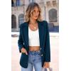imagePRETTYGARDEN Womens Spring Fall Business Casual Blazers Long Sleeve Notch Lapel Trendy Work Office Blazer Jackets OuterwearRoyal Blue