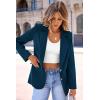 imagePRETTYGARDEN Womens Spring Fall Business Casual Blazers Long Sleeve Notch Lapel Trendy Work Office Blazer Jackets OuterwearRoyal Blue