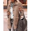 imagePRETTYGARDEN Womens Winter Faux Fur Coats Long Sleeve Lapel Button Down Pockets Fleece Sherpa Jacket Casual Trendy OuterwearCamel