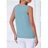 imagePRETTYGARDEN Womens Sweater Vest Cardigans 2025 Fall Lightweight Casual Sleeveless Button Down Knit Tank TopsLight Blue