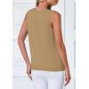 imagePRETTYGARDEN Womens Sweater Vest Cardigans 2025 Fall Lightweight Casual Sleeveless Button Down Knit Tank TopsLight Khaki