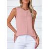 imagePRETTYGARDEN Womens Sweater Vest Cardigans 2025 Fall Lightweight Casual Sleeveless Button Down Knit Tank TopsPink