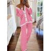 imagePRETTYGARDEN Lounge Sets for Women Fall 2025 Loungewear 2 Piece Outfits Cardigan Sweaters Track Suit Matching Winter ClothingPink