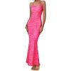 imagePRETTYGARDEN Maxi Dresses for Women 2025 Summer Halter Leopard Print Backless Sexy Bodycon Cocktail Beach Long DressZebra Rose Red