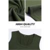 imagePRETTYGARDEN One Piece Jumpsuits 2025 Spring Sleeveless Tank Wide Leg Summer Casual Travel Airport Outfits Pants RompersArmy Green
