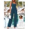 imagePRETTYGARDEN Summer Sleeveless Jumpsuits for Women Dressy Square Neck Wide Leg Pants Knit One Piece Rompers Fashion ClothingDark Blue