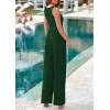 imagePRETTYGARDEN Summer Sleeveless Jumpsuits for Women Dressy Square Neck Wide Leg Pants Knit One Piece Rompers Fashion ClothingGreen