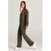 imagePRETTYGARDEN Womens 2 Piece Outfits 2025 Fall Long Sleeve Sweatshirt Wide Leg Pants Lounge Sets Winter Sweatsuits TracksuitArmy Green