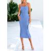 imagePRETTYGARDEN Womens 2025 Summer Sleeveless Bodycon Dress Textured Back Slit Sexy Cocktail Party Midi DressesLight Blue
