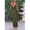 imagePRETTYGARDEN Womens 2025 Summer Wedding Guest Dress Sleeveless Ruffle Formal Cocktail Party Maxi Bodycon DressesArmy Green