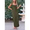 imagePRETTYGARDEN Womens 2025 Summer Wedding Guest Dress Sleeveless Ruffle Formal Cocktail Party Maxi Bodycon DressesArmy Green