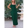 imagePRETTYGARDEN Womens 2025 Summer Wedding Guest Dress Sleeveless Ruffle Formal Cocktail Party Maxi Bodycon DressesDark Green